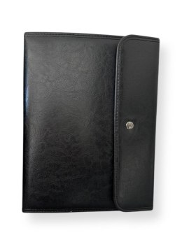 Teczka konferencyjna Typ B A4 czarny ekoskóra Majewski Ryszard (TKFB)