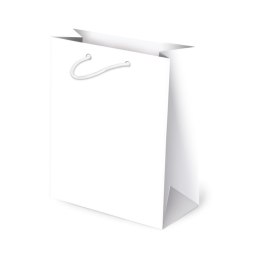 Torba prezentowa gładka biała A4+ [mm:] 225x315x 100 Paw (T-2N)