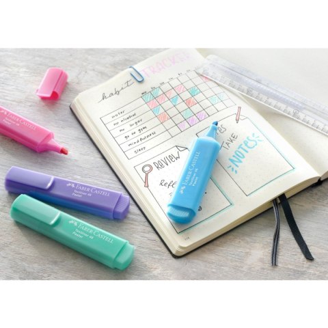 Zakreślacz Pastel wkład 4 kolory Faber Castell (FC154610)