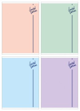 Zeszyt A5 60k. 70g kratkax208 Gimboo (16256171-99)