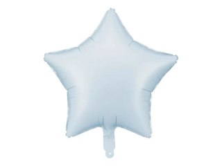 Balon foliowy gwiazda mglisty niebieski, 48cm 19cal Partydeco