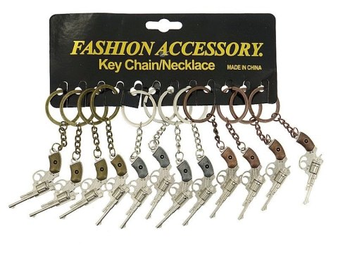 Brelok metalowy rewolwer Adar (531093)