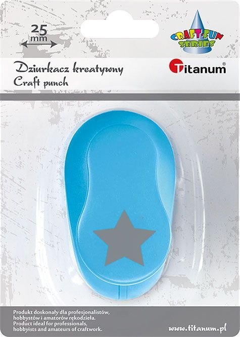 Dziurkacz ozdobny Craft-Fun Series 25mm gwiazda Titanum (T-8810-9e)
