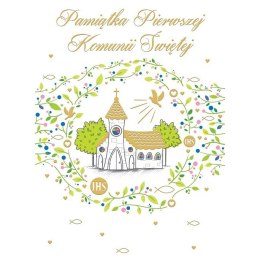 Kartka składana KARNET B6 KOMUNIA ZK KOSCIÓŁ B6 Henry (5907465661362)