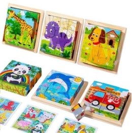 Klocki obrazkowe drewniane mix Norimpex (NO-2000470)