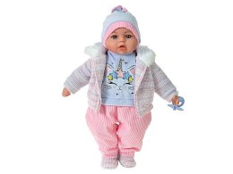 Lalka bobas z polskim głosem, śpiewa i mówi po polsku; PVC [mm:] 450 Adar (615335)