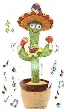 Pluszak interaktywny kaktus tańczacy z dźwiękiem Norimpex (NO-1009949)