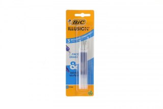 Wkład do długopisu 3sztL wkład niebieski 0,7mm Bic (516517)