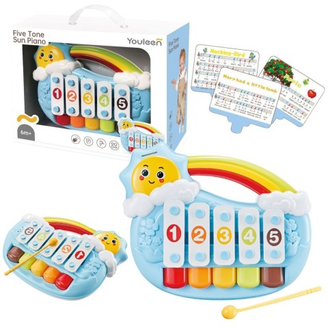 Zabawka dźwiękowa wielofunkcyjna kierownica kaczka Lean (22668)