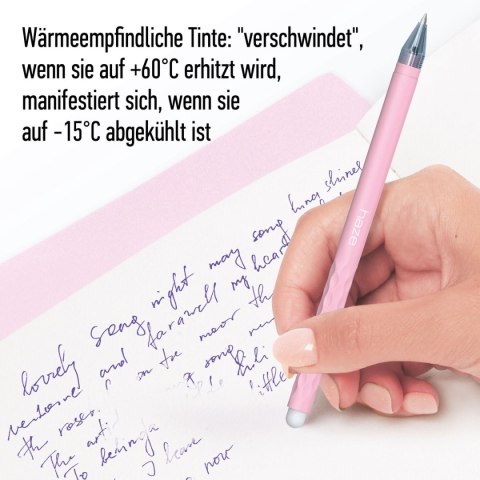 Długopis Haze wymazywalny wkład niebieski 0,5mm Berlingo (338377)