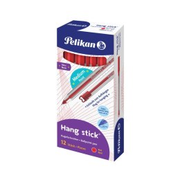 Długopis Hang Stick K86 wkład czerwony 1,0mm Pelikan (400197416)