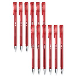 Długopis zelowe wkład czerwone Berlingo (243038)