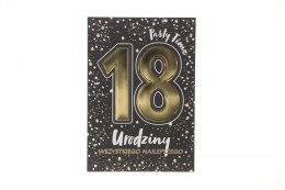 Kartka składana Karnet A5 18 GLAMOUR BLACK A5 Henry (5905701488094)