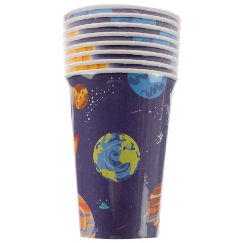 Kubek jednorazowy galaxy 8 szt. papier 200ml Arpex (DC2793F)