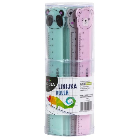 Linijka plastikowa Kidea 15cm Defa (LF15CMKAD)