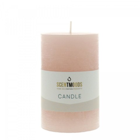 Świeca pieńkowa 6,3X10cm w kolorze Flamingo śr. 60mm Pavoncella (8720935401360)