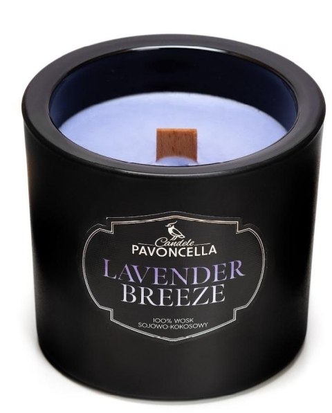 Świeczka ozdobna Classico Lavender Breeze czarna 170g Pavoncella (5905711530431)
