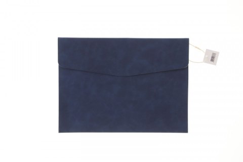 Teczka ofertowa koperta na napy A4 granatowa A4 kolor: granatowy 1 kieszeni Antra (5904210087736)