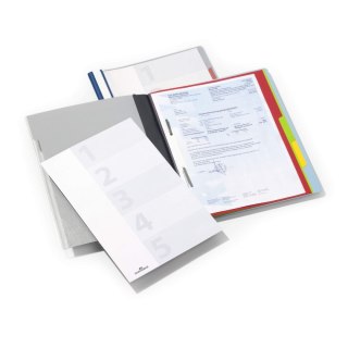 Teczka z przegródkami 5 kol przekładki-skoroszyty A4 kolor: niebieski Durable (255076)