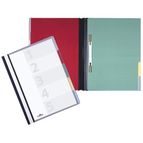 Teczka z przegródkami 5 kol przekładki-skoroszyty A4 kolor: niebieski Durable (255076)