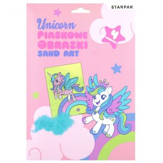 Zestaw kreatywny Unicorn Piaskowe obrazki Starpak (549173)