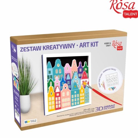 Zestaw plastyczny Domki 3d Rosa