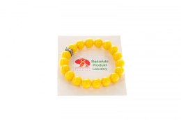 Bransoletka bransoletka jadeit górski żółty 10mm Mol