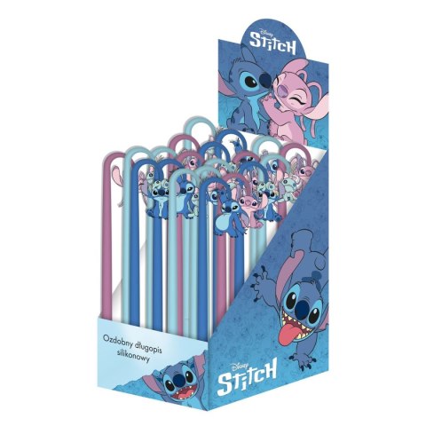 Długopis Stitch silikonowy wkład niebieski 0,5mm Beniamin