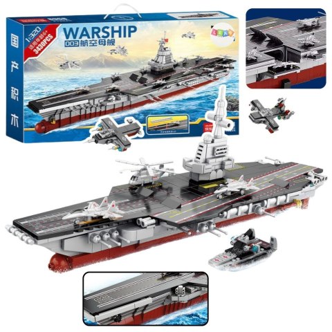 Klocki konstrukcyjne lotniskowiec 768el. Lean (24574)