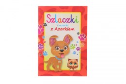 Kolorowanka Szlaczki i wzory z Azorkiem.