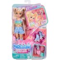 Lalka Dream Besties modowa Malibu na wrotkach + akcesoria [mm:] 290 Barbie (JFX96)