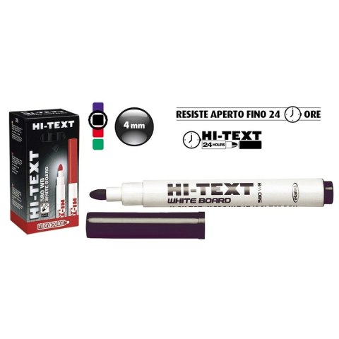 Marker suchościeralny wkład czarny 6,0mm okrągła końcówka Fibracolor