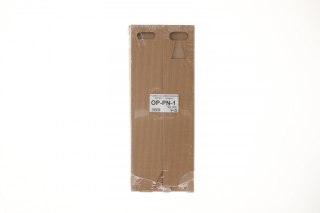Opakowanie ozdobne na butelkę naturalne 10szt szara [mm:] 75x75x 310 Paw (OP-PN-1)