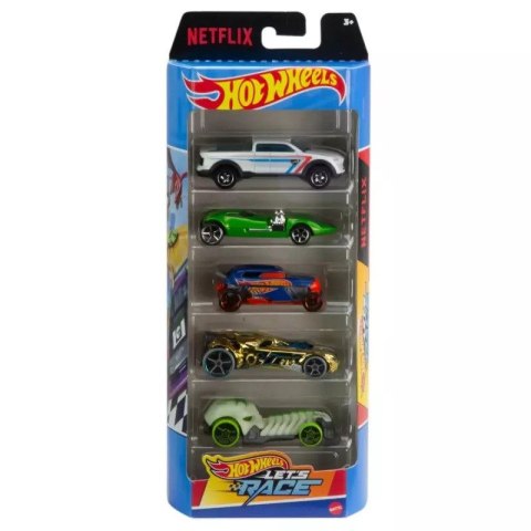 Samochód metalowy 5-pak na start Hot Wheels (HXM17)
