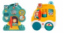Zabawka edukacyjna Fisher Price aktywny domek/samochód (HXK32)