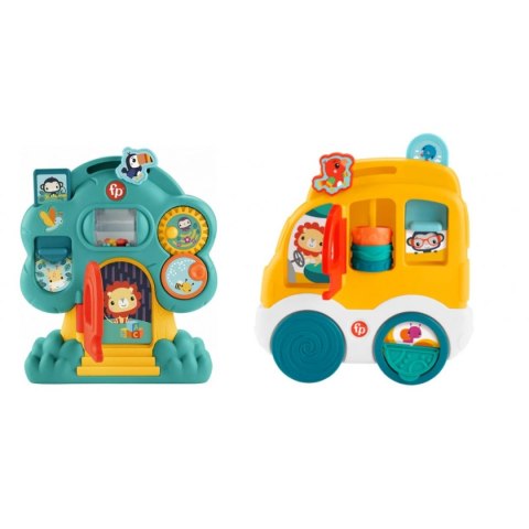 Zabawka edukacyjna aktywny domek/samochód Fisher Price (HXK32)