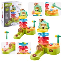 Zabawka edukacyjna tor dla kulek młotek Lean (22855)