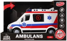 Ambulans 26cm światło i dźwięk Mega Creative (522124)