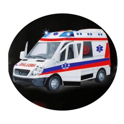 Ambulans 26cm światło i dźwięk Mega Creative (522124)