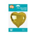 Balon foliowy serce złote 18 18cal Godan (FG-S36ZL)