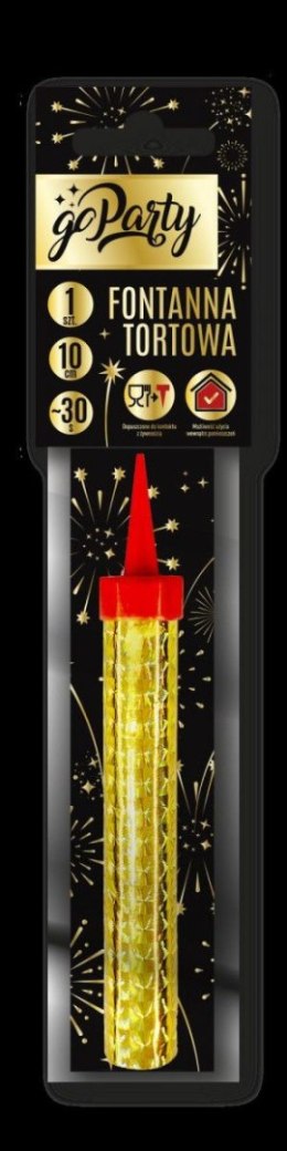 Fontanna tortowa 10 cm Go Party (10-1)