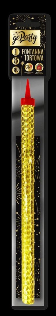Fontanna tortowa 25 cm Go Party (21-1)