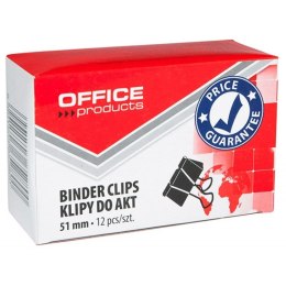 Klipy 51mm czarny Office Products (18094119-05)