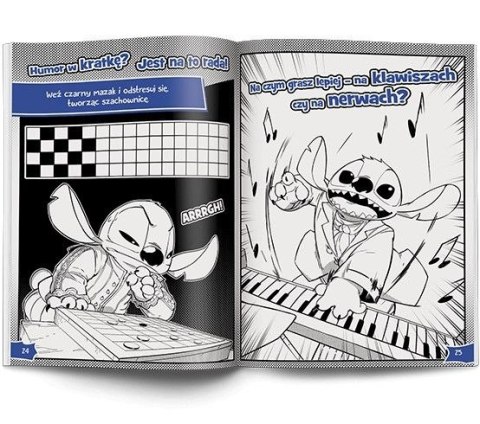 Książeczka edukacyjna Stich. Stichownik. Zabawy z mangą Ameet (SK 9101)