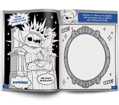 Książeczka edukacyjna Stich. Stichownik. Zabawy z mangą Ameet (SK 9101)