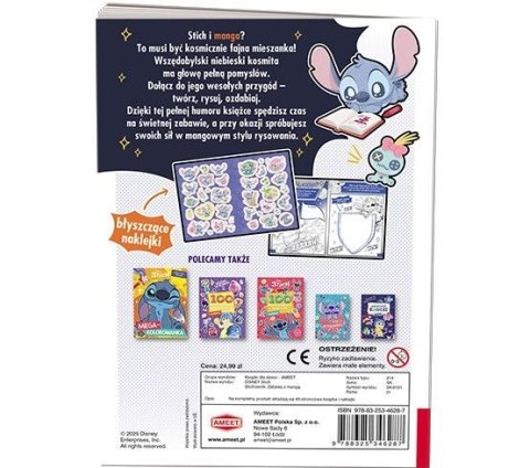 Książeczka edukacyjna Stich. Stichownik. Zabawy z mangą Ameet (SK 9101)