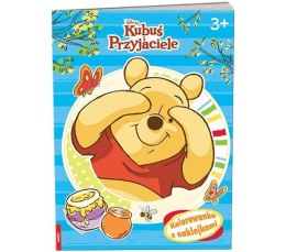 Książka dla dzieci Kubuś i Przyjaciele. Kolorowanka z Naklejkami Ameet (NA 9138)