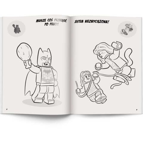 Książka dla dzieci LEGO? Batman Kolorowanka z naklejkami Ameet (NA-6450)