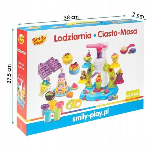 Masa plastyczna dla dzieci lodziarnia mix Smily Play (SP84952)