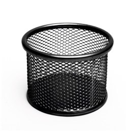 Przybornik na biurko Tres czarny czarny metal